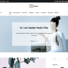 Cenote 一款免费WordPress博客主题